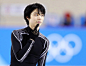 Pyeongchang Winter Olympic gold medalist Yuzuru Hanyu of Japan practices in Gangneung South Korea on Feb 21 for the figure skating exhibition gala...
