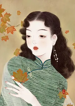 #微博美学原创设计师扶持计划# NO.129
本期推荐：@末春

个人简介：
末春，独立画师，陶瓷艺人，已出版《中国妆束：大唐女儿行》

创作理念：...展开全文c