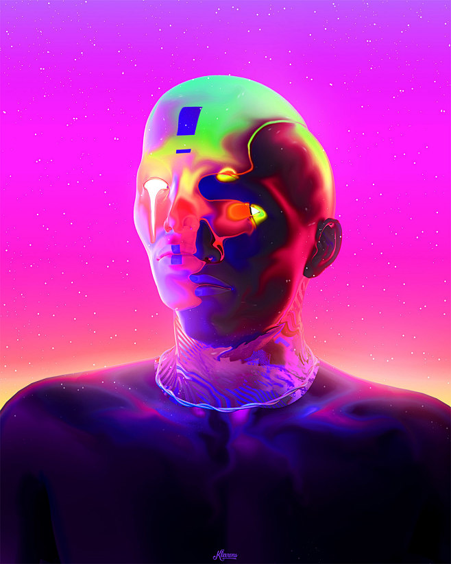 aesthetic colorful d...