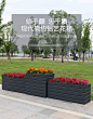 花箱户外 铝合金花箱 小区市政景观花箱 高档成品花箱组合 还原美-淘宝网