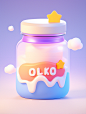 A 3d feeding bottle by ArtKey on Dribbble