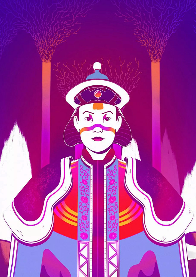 法国插画师Lili des Bellon...