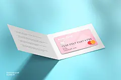 名片会员ＶＩＰ卡片信用卡贵宾卡样机贴图ｐｓ素材下载模板 Credit / Bank Card Mockup