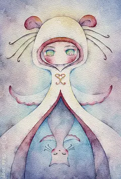 日本插画家juriu的漂亮水彩插画 第二期 - 插画图片_插画师_插画壁纸_场景插画_yidodo.net - 意兜兜