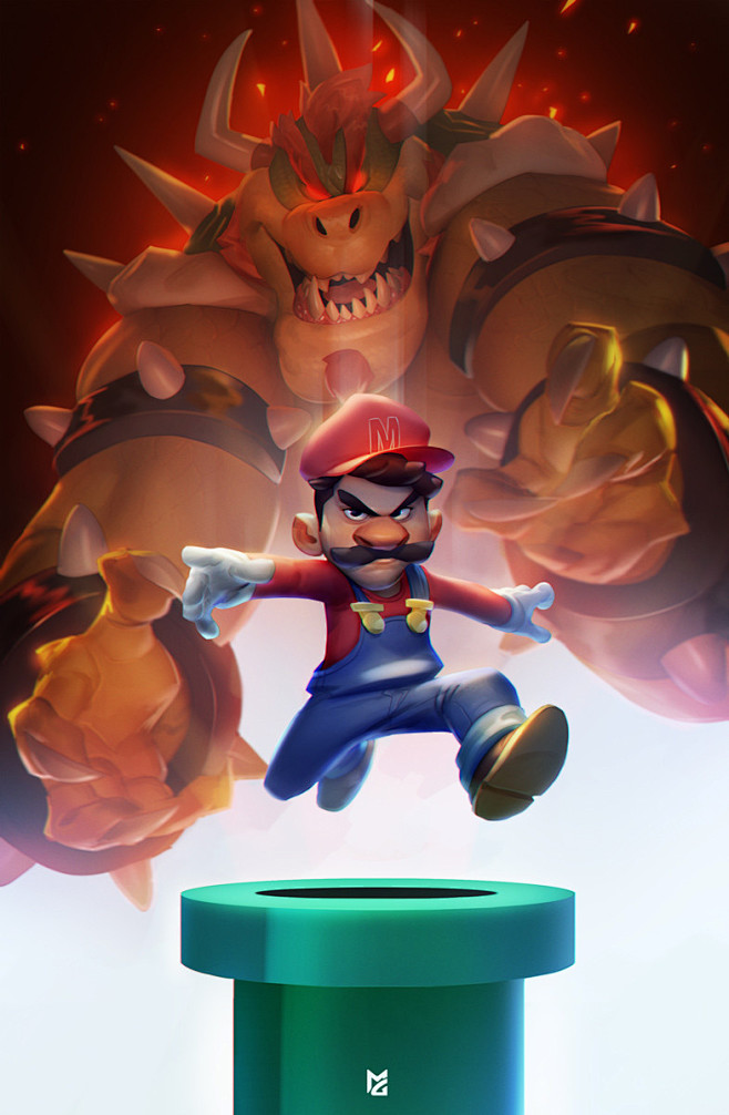 Super Mario x Bowser...