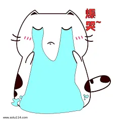 可爱小肥猫咪大哭爆哭表情包图片png免抠元素卡通手绘背景装饰免扣图片设计图案