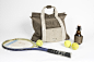 ern·est_tennis backpack : ern·est is a tennis backpack.The bag was designed to optimize and put in order all the elements needed for playing tennis. The bag unfolds to create a tidy clothes stand by hooking it in the sports locker room.