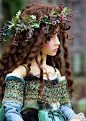 ≍ Nature's Fairy Nymphs ≍ magical elves, sprites, pixies and winged woodland faeries - Winter Fairy (queen's doll): 