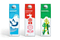 小清新：国外牛奶包装
