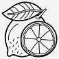柠檬片柑橘类水果食物 食物 icon 图标 标识 标志 UI图标 设计图片 免费下载 页面网页 平面电商 创意素材