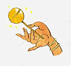 手绘棒棒糖 创意素材