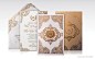 Laser Cut Lace inspired Wedding Invitation : For a wedding that was as romantic as it was glamorous, we knew that designing a lace inspired laser cut sleeve and pairing it with rich gold would be the perfect way to make a memorable first impression. The i