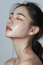AI数字艺术美女医美肖像人物摄影图