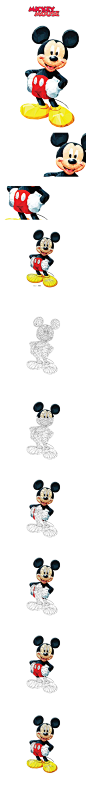 Mickey Mouse - Low Poly illustration : A Low Poly illustration of Mickey Mouse 米老鼠米奇妙妙屋LowPoly低面低多边形素材抽象平面设计艺术元素背景图片模板 low poly triangles