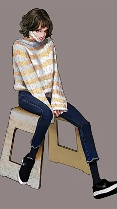 动漫人物速写『少女系列』