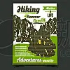 运动,矢量,徒步旅行,夏令营,传统,柴火,热,大篝火,传单