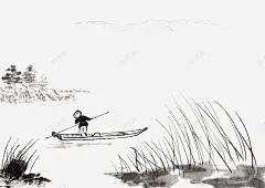 中国古风水墨山水免扣透明插画后期美化PS设计86中 透明 元素 免抠png 设计图片 免费下载 页面网页 平面电商 创意素材