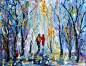 Custom Original Oil Painting Commission - Romance Landscape - impressionistic fine art by Karen Tarlton : I will paint a past romance painting just for you. Karen’s Fine Art – Gallery Represented Modern Impressionism in oils  Commission a Custom Romance L