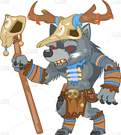狼人,轮廓,狼,萨满,德鲁伊拱,秘密,怪异,榴弹发射器,野生动物