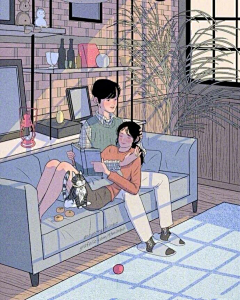 小里蔚采集到情人