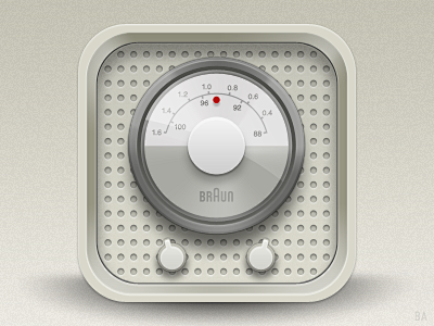 iOS Icon Braun Radio...