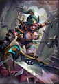 Goddess luo, WY C : Zhen ji, goddess of water