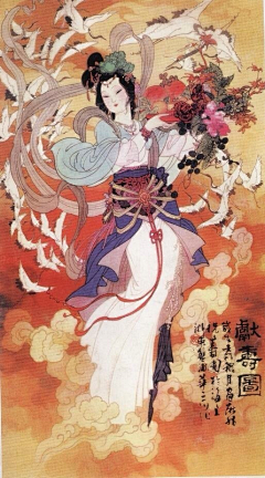 红茶牛奶采集到仕女图等