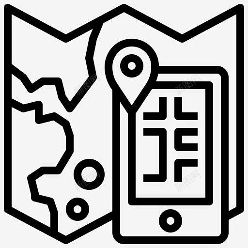 旅游gps目的地行程图标 设计图片 免费下载 页面网页 平面电商 创意素材图片_行程素材图片素材-花瓣网