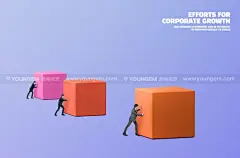 10款时尚简约创意企业文化宣传职场阶梯主视觉海报设计ps分层素材下载_颜格视觉