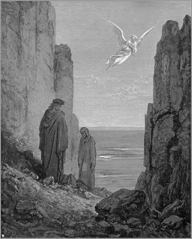 但丁《神曲》插图——古斯塔夫多雷(Gustave Dore)版画作品 （一）-花瓣网