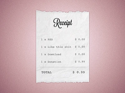 Receipt-花瓣网