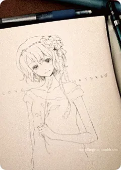 那些手稿里的美丽小情节 - 插画图片_插画师_插画壁纸_场景插画_yidodo.net - 意兜兜