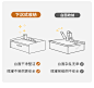 梳妆台小型卧室现代简约小户型床头斗柜化妆台一体翻盖实木收纳柜-tmall.com天猫