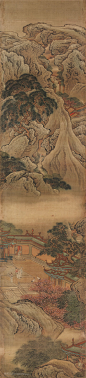 中国风古典仿古山水图国画图片