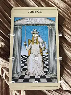 塔罗牌 正义 牌 卡阅读