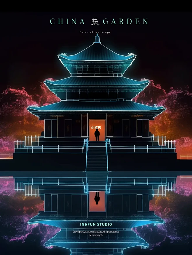 AI 赛博朋克国风建筑prompt咒语分...