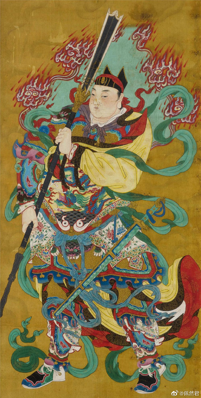 书法绘画 | 清源妙道真君#书画##这就是中国风#