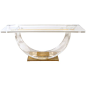 1stdibs - A French Lucite and Brass Console. explore items from 1,700 global dealers at 1stdibs.com