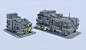 Big/Medium/Small Cyberpunk 3D Asset Pack