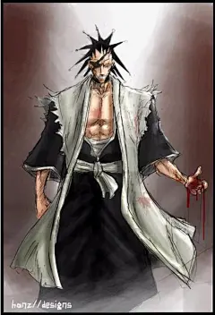 谁有死神更木剑八解图片 ，要全身的 - 已解决 - 搜搜问问