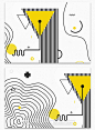 孟菲斯波普艺术风格时尚几何点线条背景PNG图案AI矢量设计素材-@Adobe资源云