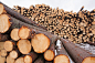 Close up of wooden log pile by Gable Denims on 500px