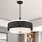 Aliou 5 - Light Dimmable Drum Chandelier