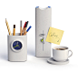 Kit of Workplace Organizers : Kit of tools for organizing the workplace space includes three multifunctional objects.