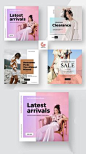 Free Social Media Square Promotion Banner Templates PSD