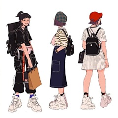 石羊三刀采集到服装造型设定