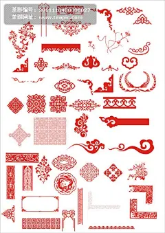 中国传统古典元素矢量素材