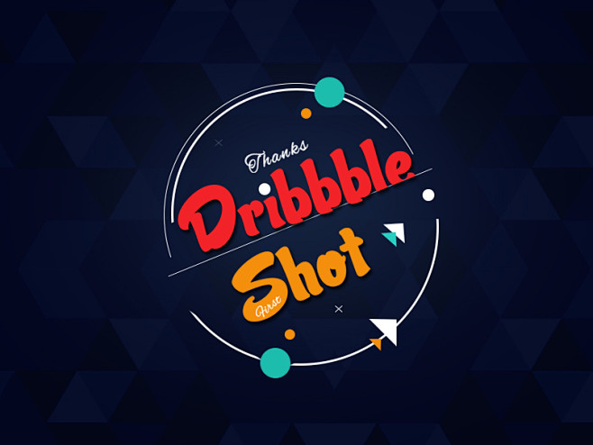 Dribbble Shot#字体##几何...