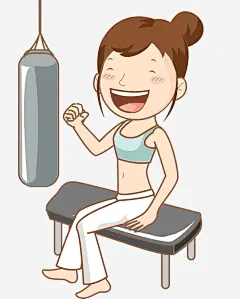 拳击女孩免抠素材 装饰 设计图片 免费下载 页面网页 平面电商 创意素材 png素材
