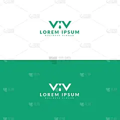 Abstract Creative Letter W Logo